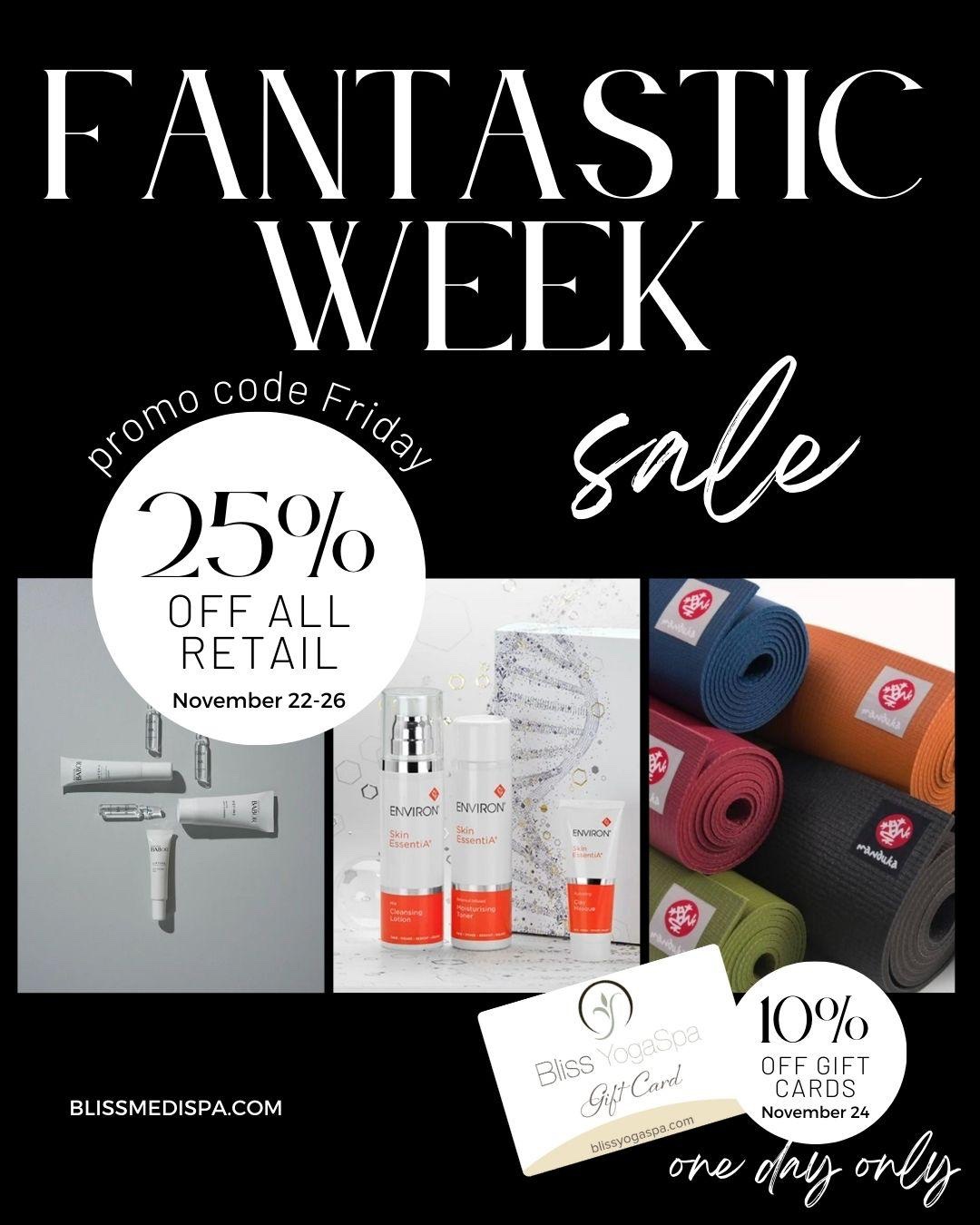 Fantastic Friday SALE